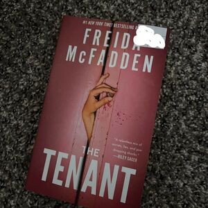 The Tenant by Freida McFadden - Pink Paperback Thriller